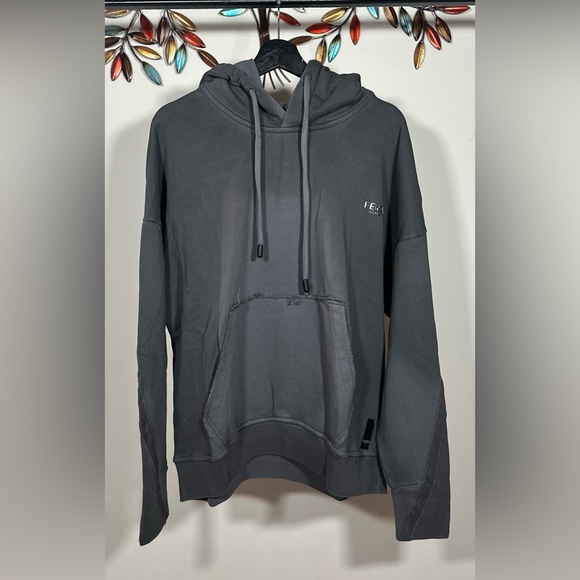 FENDI BLACK WASHED HOODIE “ OVERSIZED “ ( READ DESCRIPTION ) !!! - Picture 1 of 7